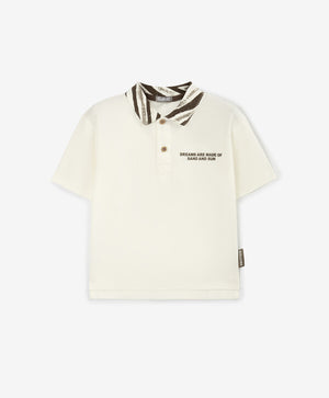 Gulliver White Short Sleeve Polo for Boys - Mini
