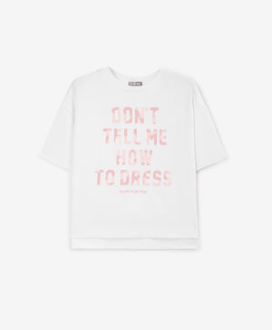 Gulliver White Short Sleeve T-Shirt for Girls - Mini