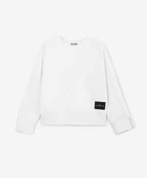 Gulliver White Sweatshirt for Girls - Junior