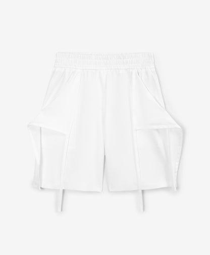 Gulliver White Shorts for Girls - Junior