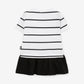 Gulliver White Short Sleeve Dress for Girls - Mini