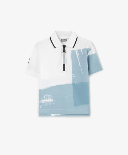 Gulliver White Short Sleeve Polo for Boys - Mini