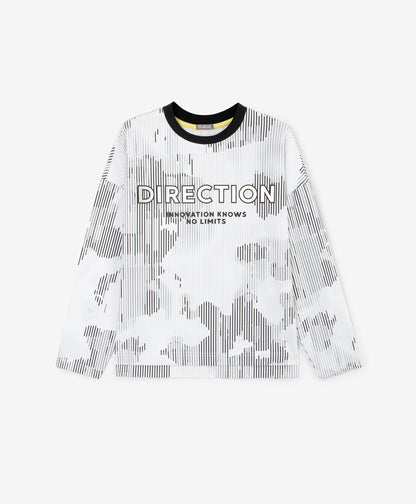Gulliver Gray Long Sleeve T-Shirt for Boys - Junior