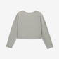Gulliver Gray Cropped Long Sleeve T-shirt for Girl Junior-Arboretum