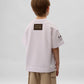 Gulliver White boys' T-shirt in a relaxed oversized fit made of organic cotton with a print