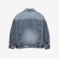 Gulliver Light Blue Denim Jacket for Girl Junior-Hot Heart