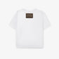 Gulliver White T-shirt for girls made of organic cotton