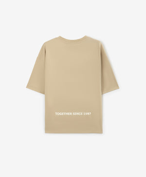 Gulliver Beige Short Sleeve T-Shirt for Boys - Junior