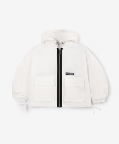 Gulliver White Windbreaker for Girls - Mini