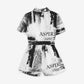 Gulliver Black and White Jumpsuit for Girls - Mini