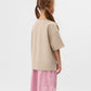 Gulliver Beige Short Sleeve T-Shirt for Girls - Mini