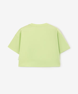 Gulliver Light Green Short Sleeve T-Shirt for Girls - Mini