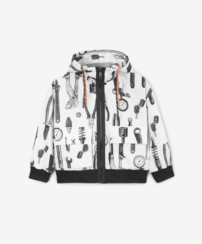 Gulliver White Windbreaker for Boys - Mini