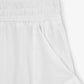 Gulliver White Shorts for Girls - Junior
