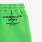 Gulliver Light Green Cotton Fleece Shorts for Boy Junior-Matrix