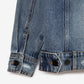 Gulliver Light Blue Denim Jacket for Girl Junior-Hot Heart