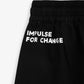 Gulliver Black jogger pants for boys with a print and cargo pockets