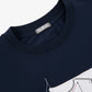 Gulliver Blue oversized T-shirt for boys with decorative elements