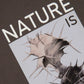 Gulliver Brown hooded T-shirt for boys in a relaxed oversized fit, made of organic cotton with a print
