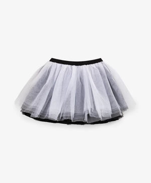 Gulliver White Mesh Skirt for Girls