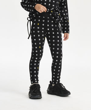 Gulliver Leggings Black for Girls Mini - Baccara