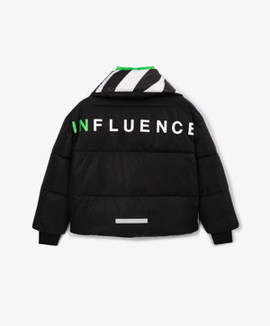 Gulliver Black Quilted Mid-Season Jacket with Synthetic Insulation