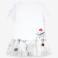 Gulliver White Dress for Girl Mini Party-Art Object