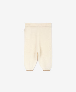 Gulliver Milk Knitted Trousers for Baby Girls