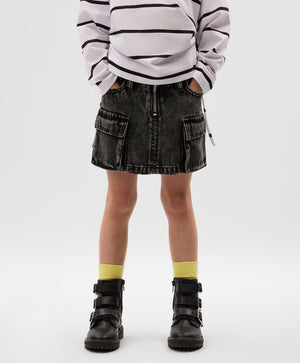 Gulliver Gray Denim skirt for Girl