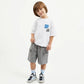 Gulliver Gray Cargo Shorts for Boy Mini-Pixels