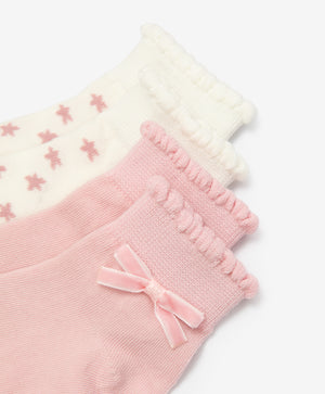 Gulliver Socks, set of 2 pairs Multicolored for Girls-Carousel