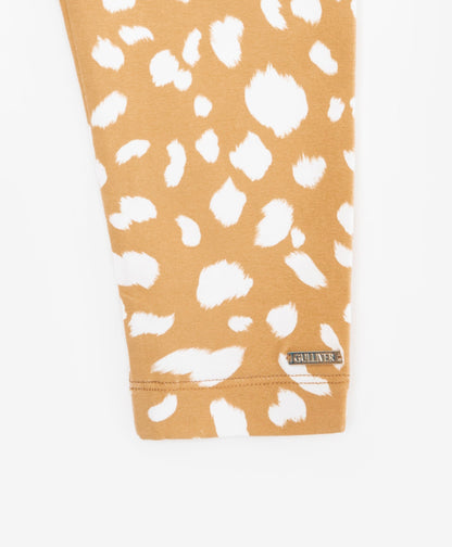 Gulliver Beige Leggings for Baby Girls