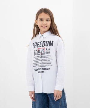 Gulliver White Blouse for Girls