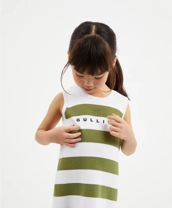 Gulliver Striped Sleeveless Knitted Dress for Girl Mini-Ecuador
