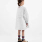 Gulliver White Long Sleeve Dress for Girls - Mini