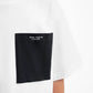 Gulliver White Short Sleeve T-Shirt with Contrast Trim for Boy Junior-Transit