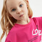 Gulliver Pink Short Sleeve T-shirt for Girl Mini-Smoothie
