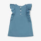 Gulliver Light Blue Short Sleeve Dress for Girls - Baby