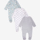 Gulliver Newborn jumpsuit, set 3 of pcs Multicolored for Boys-North Pole