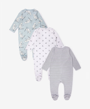 Gulliver Newborn jumpsuit, set 3 of pcs Multicolored for Boys-North Pole