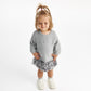 Gulliver Dress Gray for Girls Baby-Snow Leopard