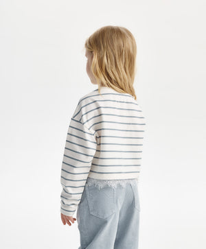Gulliver Long sleeve t-shirt Milky color for Girls Mini - Polar Owl