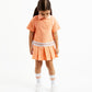 Gulliver Coral Polo Short-Sleeve Knit Dress for Girl Mini-Court