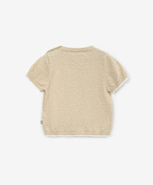 Gulliver Short Sleeve T-shirts Beige for Boy Baby-Africa