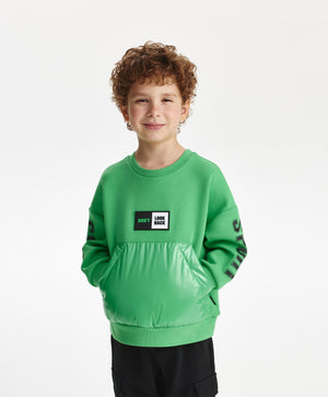 Gulliver Sweatshirt Green for Boys Mini - Drafting