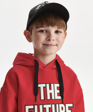 Gulliver Hoodie Red for Boys Mini - Tartan