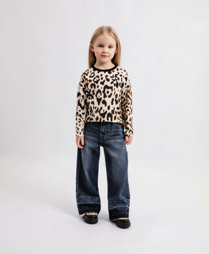 Gulliver Long sleeve t-shirt Beige for Girls Mini - Irbis