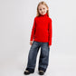 Gulliver Turtleneck Red for Girls Mini - Irbis