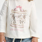 Gulliver Long sleeve t-shirt Milky color for Girls-Carousel