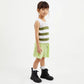Gulliver Light Green Linen Cargo Shorts for Girl Mini-Ecuador